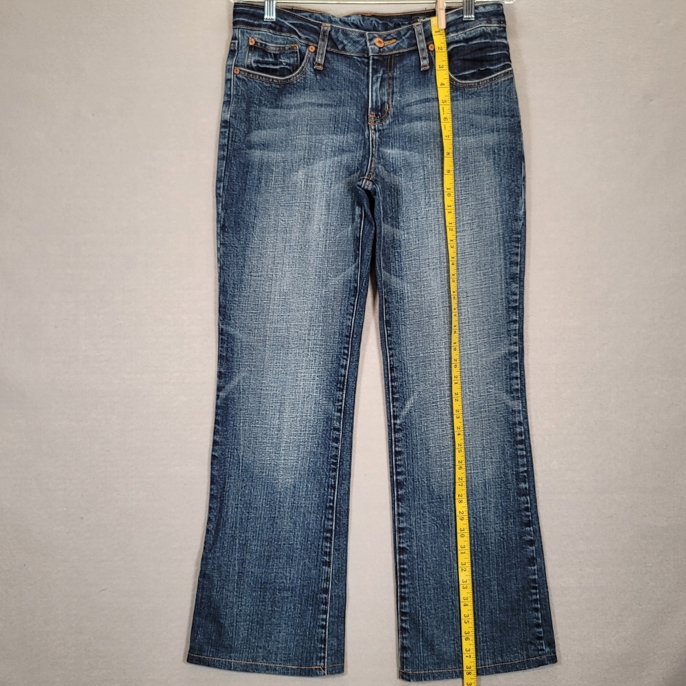 Donna Longo Women's bootleg Blue Jeans 6 - Picture 3 of 16